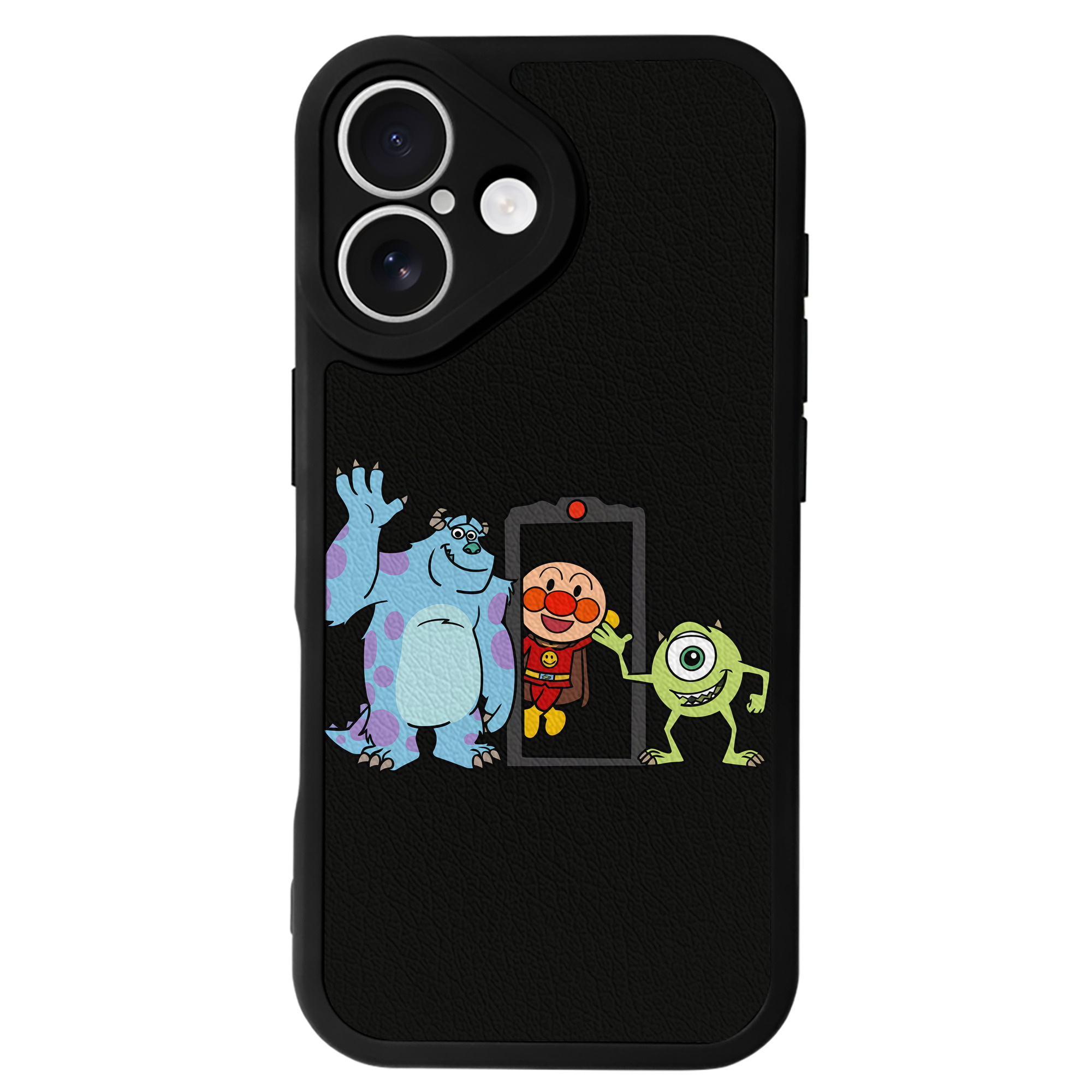 （画像用） アンパンマン Anpanman 【iPhone 16シリーズ対応】シリコンスマホケース（レザー調） 材質：シリコン